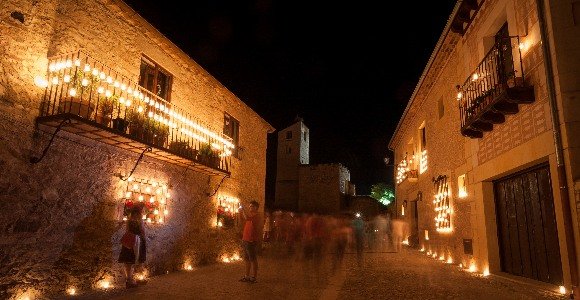 Utcácska a Conciertos de las Velas idején