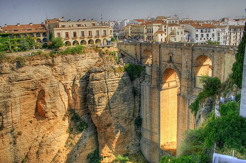 Puente Nuevo Ronda határában, a Tajo folyó fölött