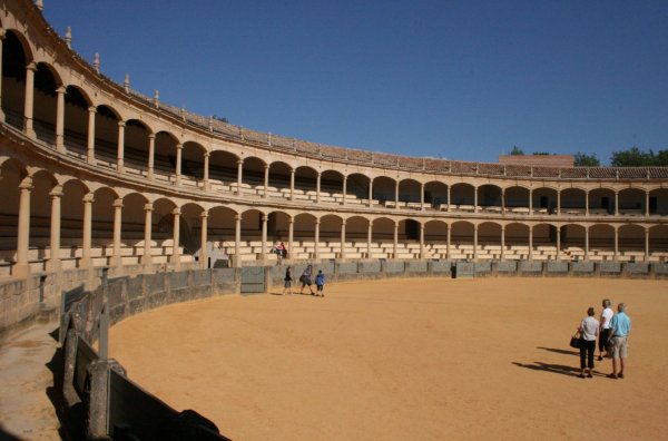 A Plaza de Toros fenséges oszlopsora